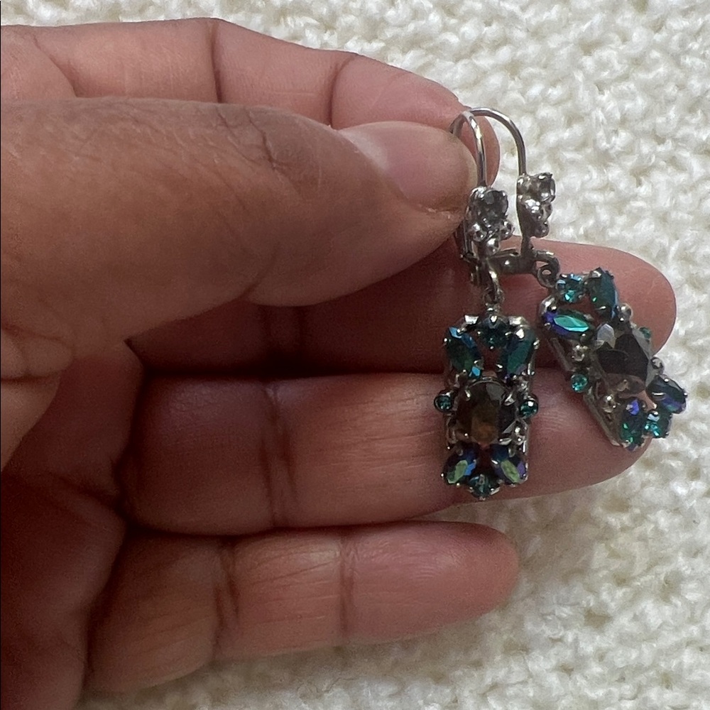 Euc Elegant Sorrelli Multicolor Crystal Earrings